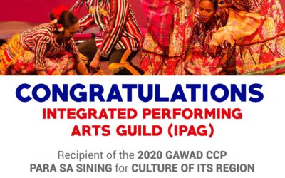 Gusto ipaabot ni #FreddieSiao iyang pagbati sa Integrated Performing Arts Guild (IPAG)