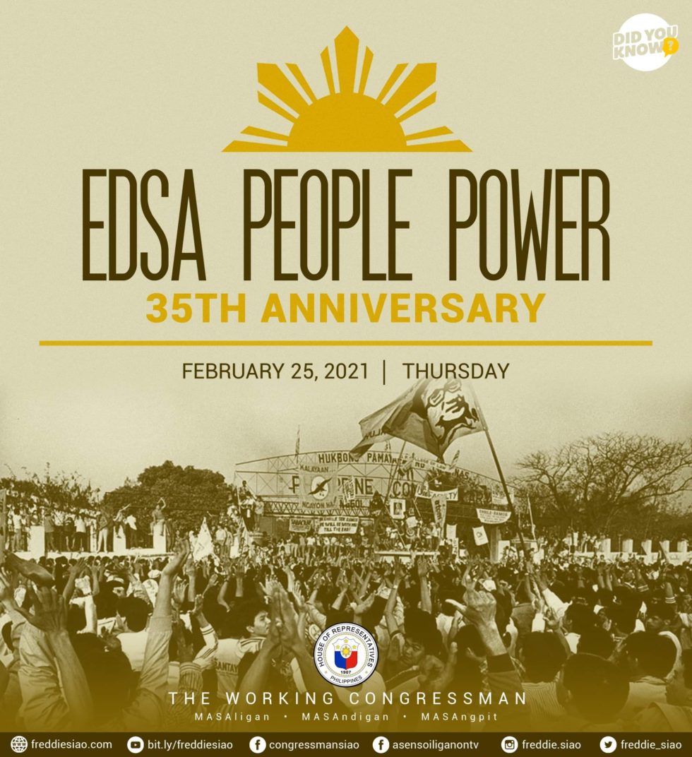 Public Statement on 35th EDSA People Power Revolution Anniversary