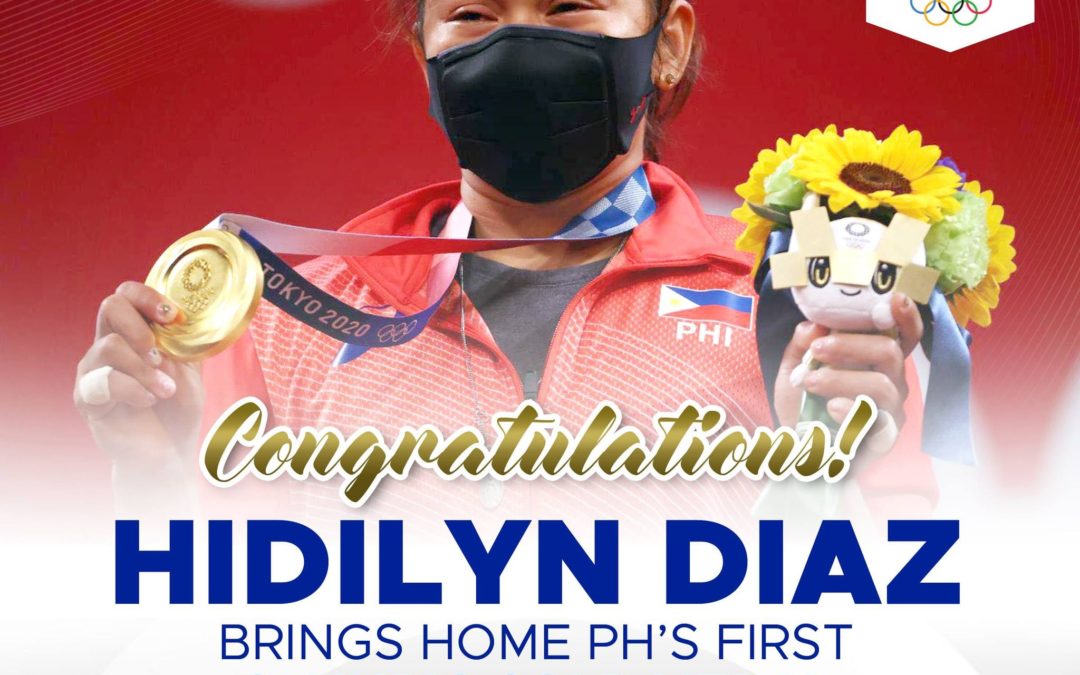 Congratulations Hidilyn Diaz Brings Home PH’S First Olympic Gold Medal