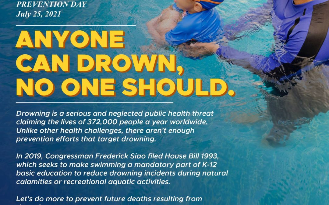 ANYONE CAN DROWN, NO ONE SHOULD